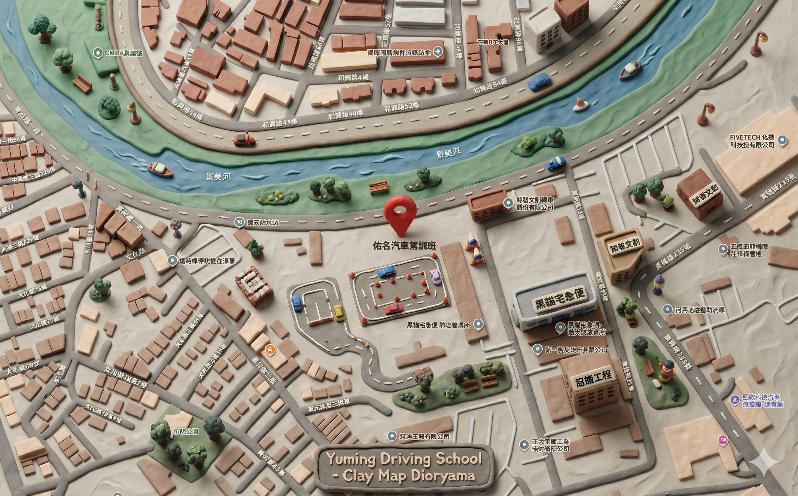 駕訓班 3D 交通地圖